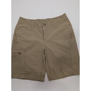Patagonia Inter-Continental Shorts Womens 4 Lightweight Zip Pocket Beige Outdoor